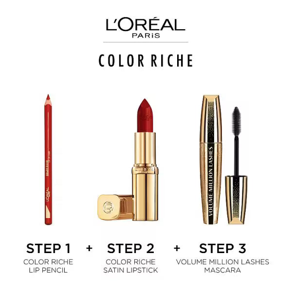 L'Oréal Paris Color Riche Satin Lipstick 303 Rose Tendre, UK version