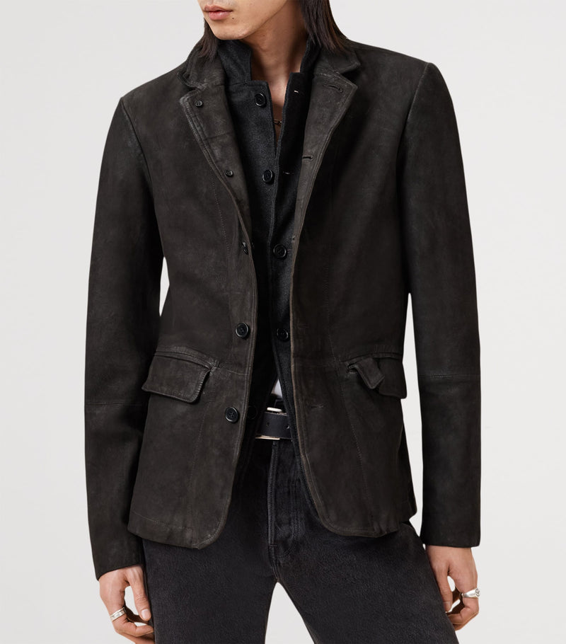 AllSaints Leather Survey Blazer - British product