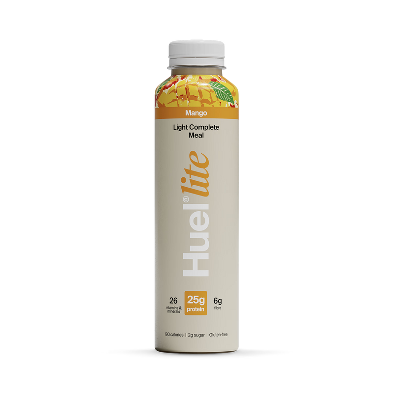 Huel Lite Mango 500 ml, imported from the UK