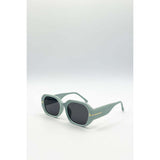 SVNX oval sunglasses mint wide arm (British brand)