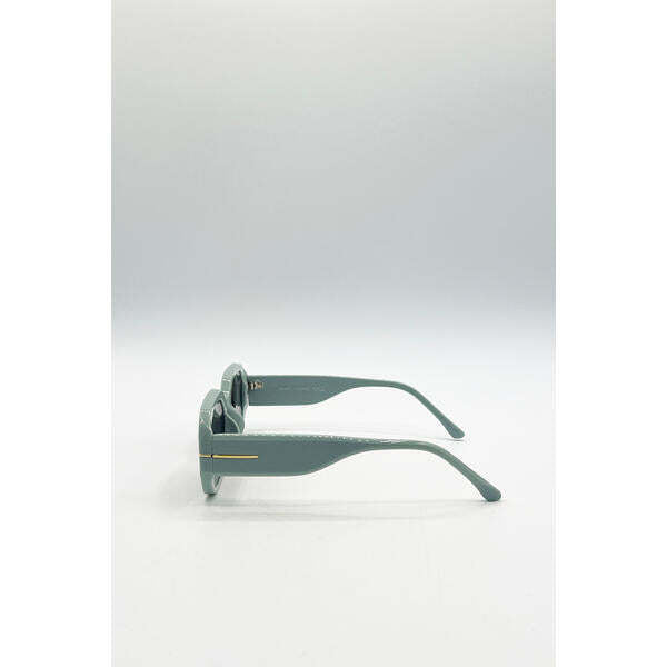 SVNX oval sunglasses mint wide arm (British brand)