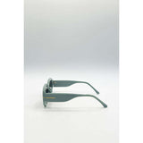 SVNX oval sunglasses mint wide arm (British brand)