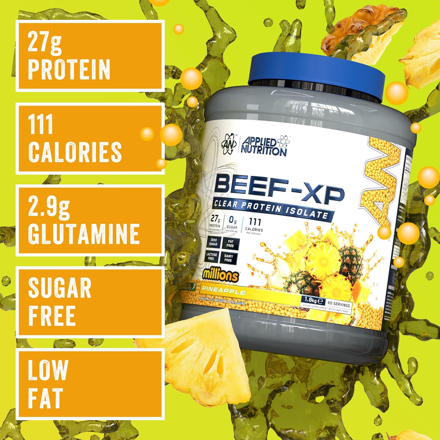 Applied Nutrition Beef XP protein isolate 1.8kg - British product