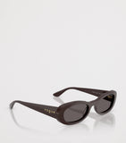 Vogue oval sunglasses in glossy acetate, UK version