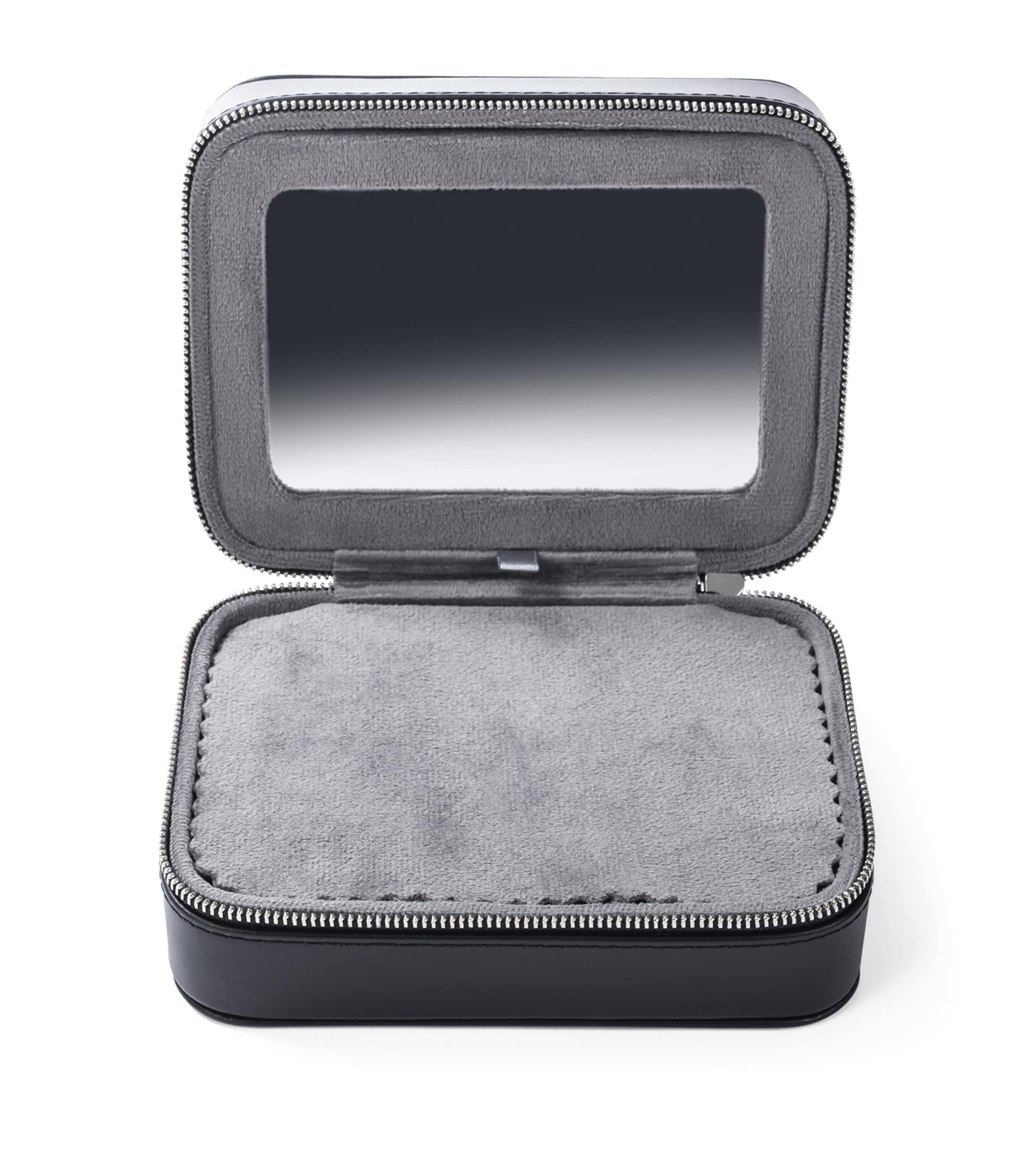 Buben & Zorweg leather Roma jewellery case 6.5cm x 16cm x 12cm - British product