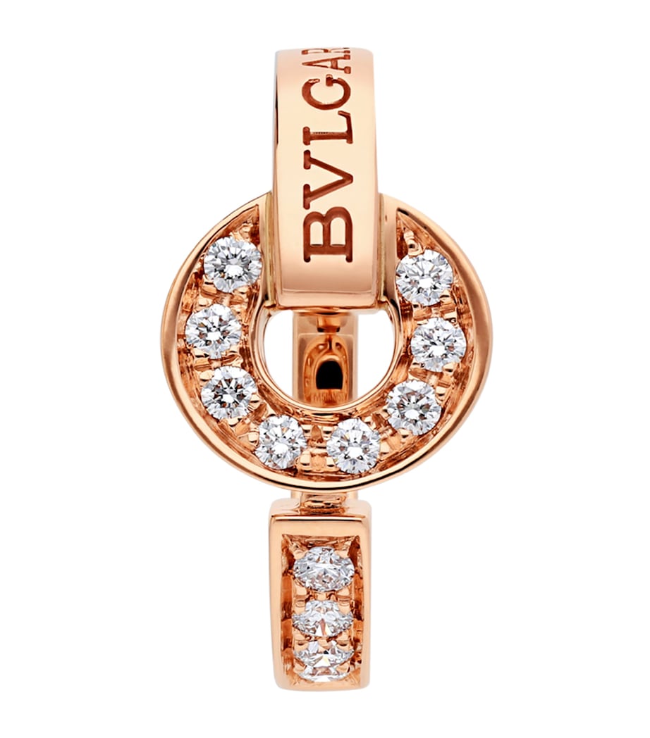 Bvlgari rose gold diamond ring, imported from the UK