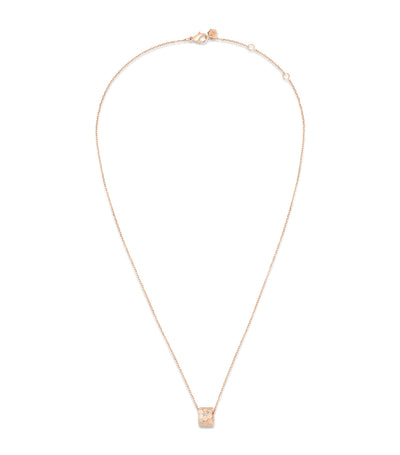 Harrods Chaumet Bee de Chaumet Rose Gold and Diamond Pendant Necklace- Buy online at McGrocer