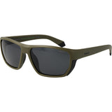 Polaroid green PLD 7057 S sunglasses, imported from the UK