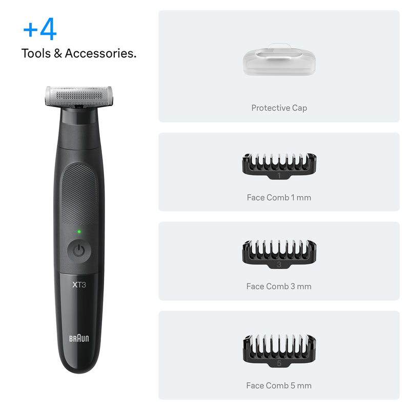 Braun XT3100 beard trimmer, imported from the UK