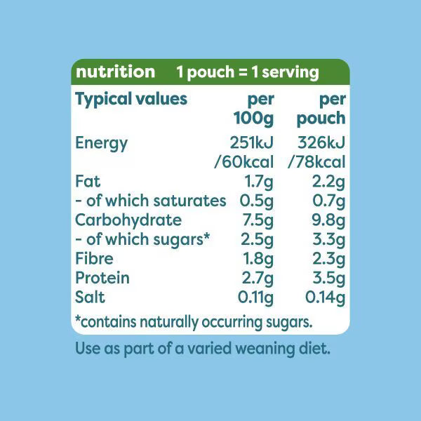 Heinz Lamb Hotpot savoury baby food pouch packet 130g, UK version