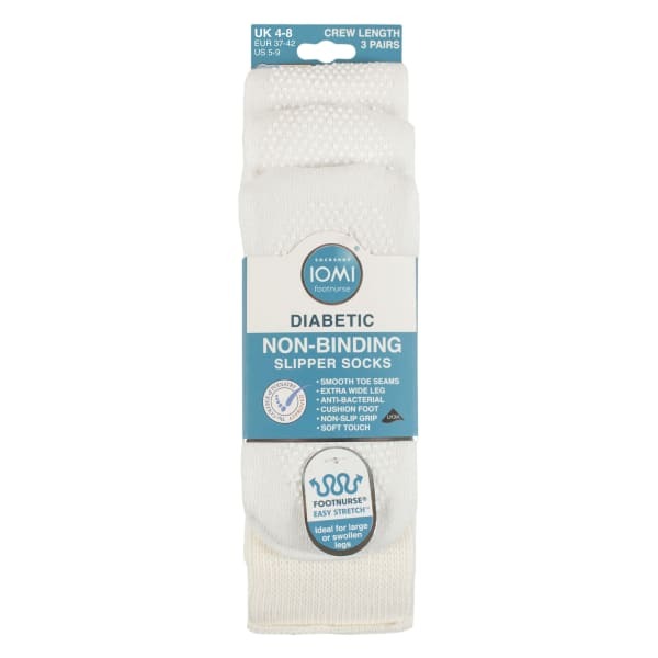 IOMI diabetic slipper socks 3 pack, imported from the UK