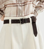 Brunello Cucinelli Wildleder Monili Gürtel, britische Version