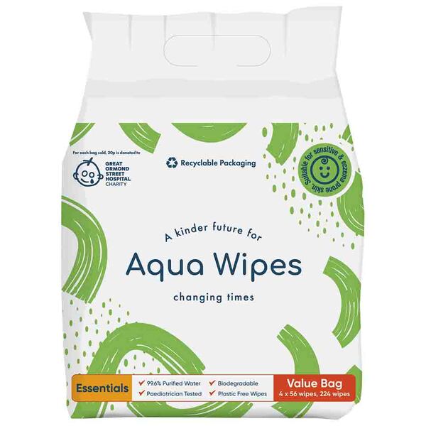 Aqua Wipes Essentials Value Bags GOODS Superdrug   