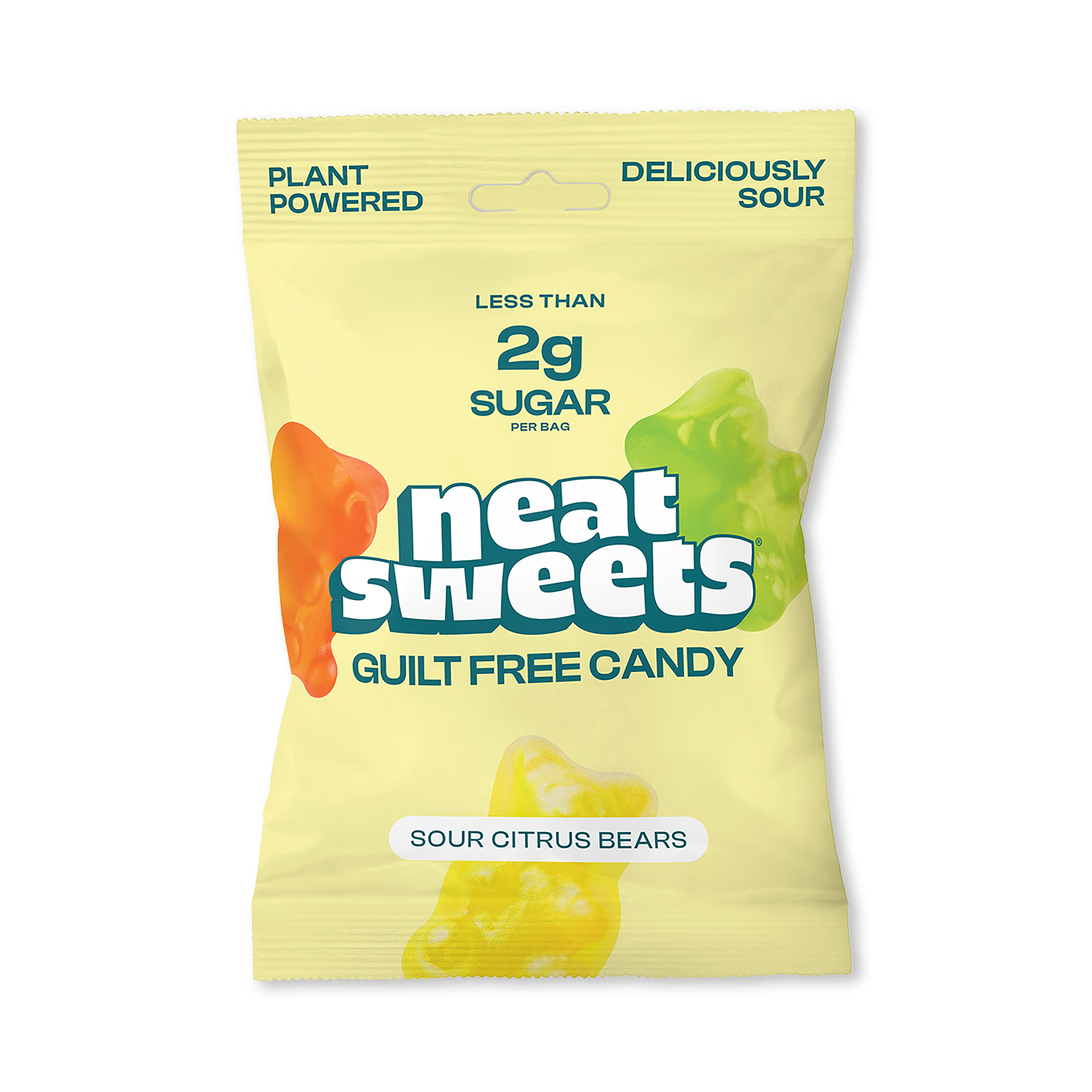 Neat Sweets gummy bears sour citrus 50g - British product