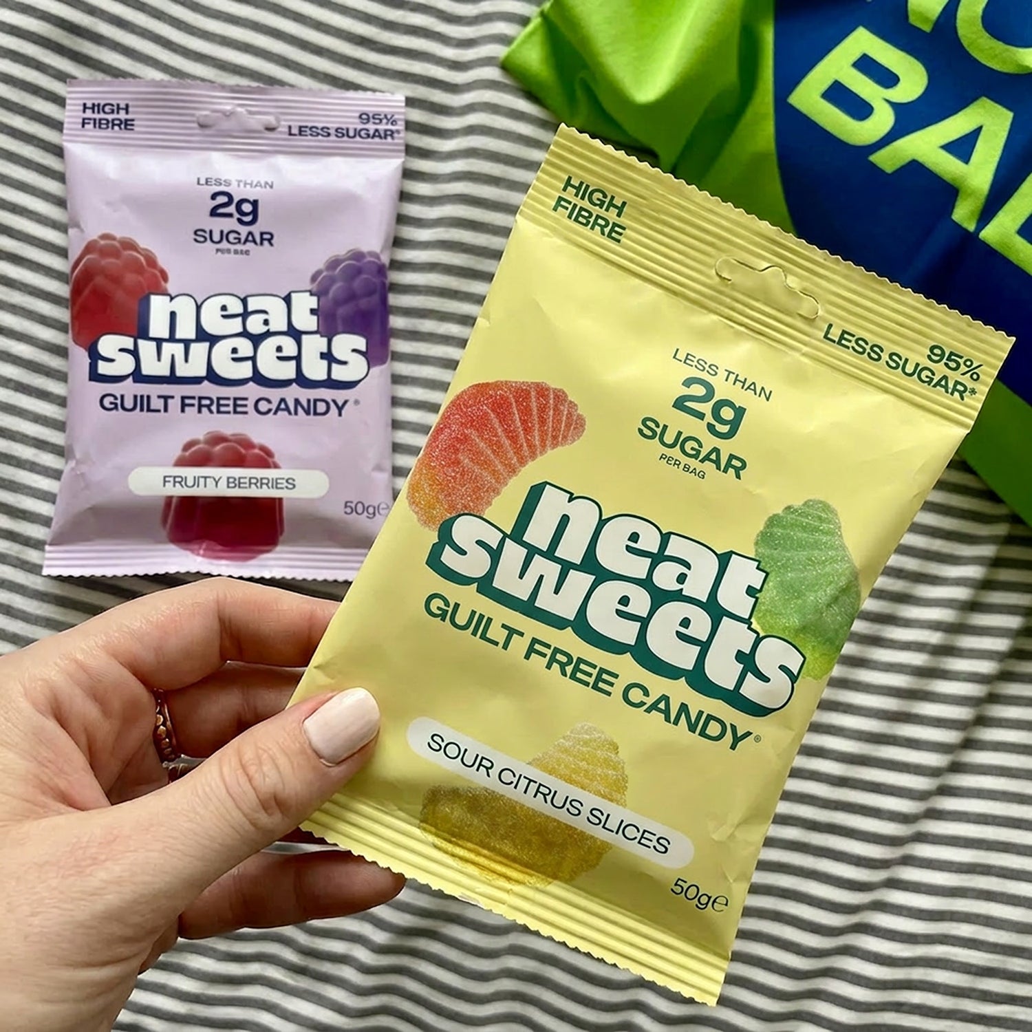 Neat Sweets gummy bears sour citrus 50g - British product