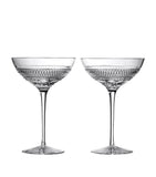 Waterford Copper Coast coupe glasses set of 2 (British brand)