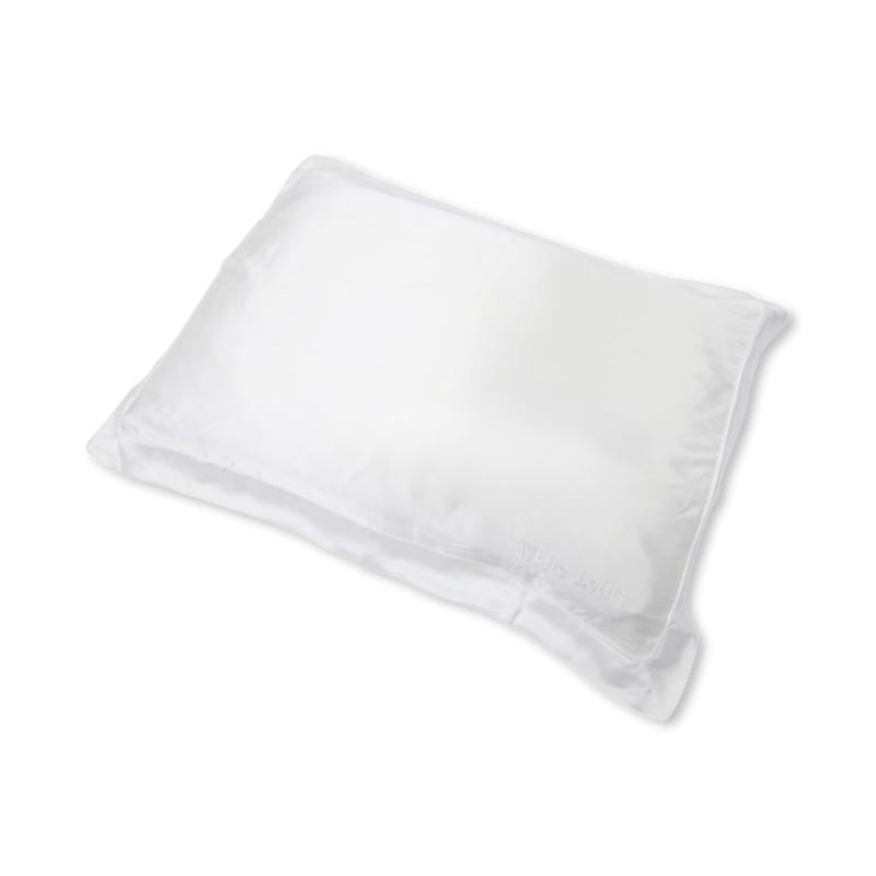 White Lotus Beauty mulberry silk pillowcase queen, imported from the UK