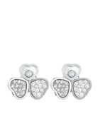 Chopard Happy Hearts white gold diamond earrings (British brand)