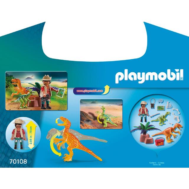 Playmobil 70108 Dino Explorer Carry Case Toys & Kid's Zone M&S   