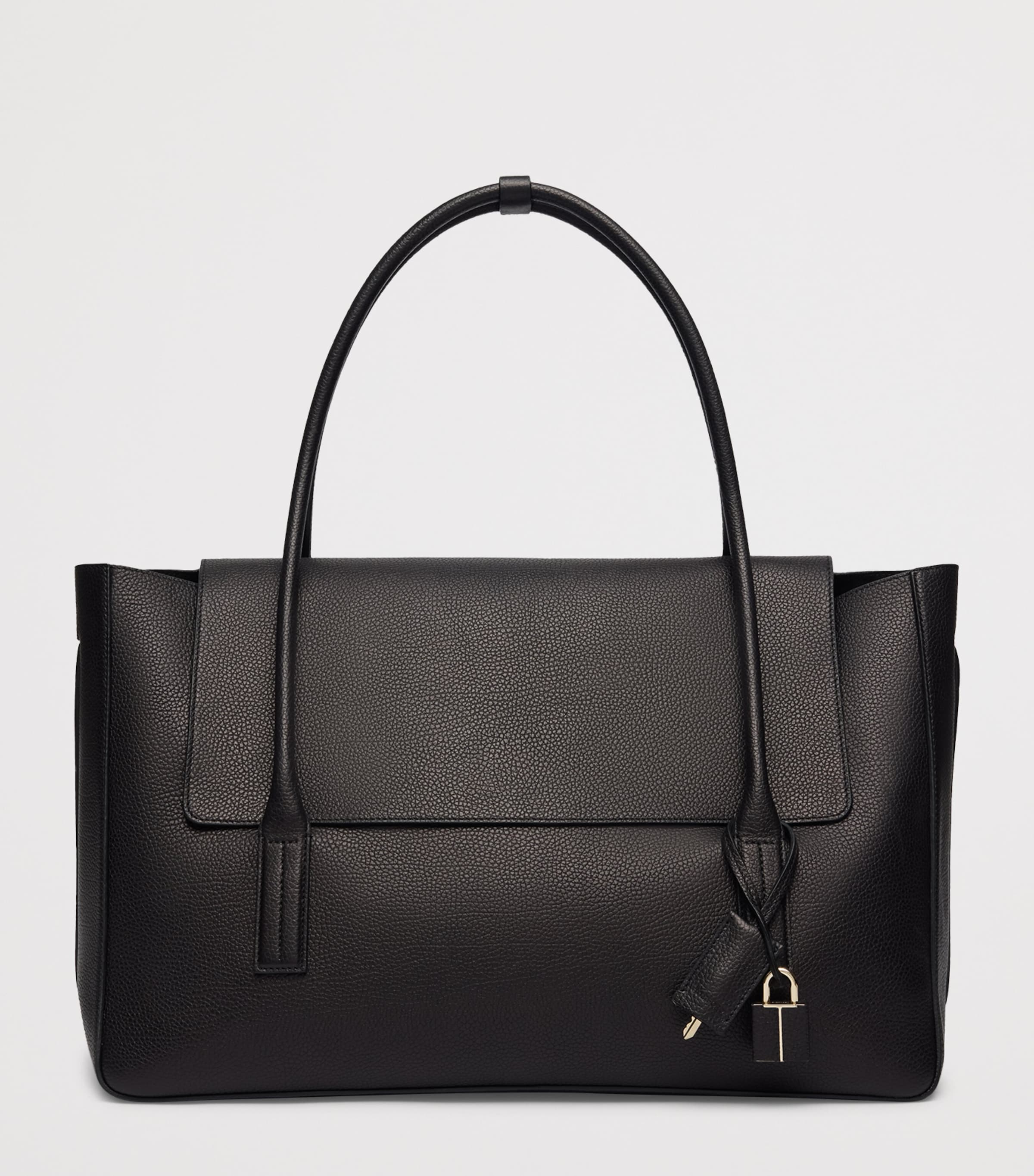 TOM FORD Eclipse shoulder bag in grained leather - British product
