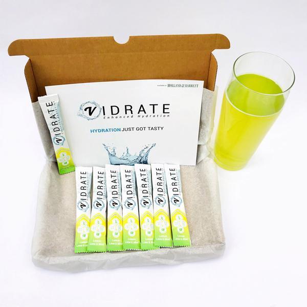 ViDrate Zero Sugar Hydration Sachets Lemon Lime & Mint X 8 GOODS Superdrug   