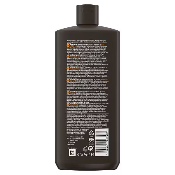 Piz Buin Allergy Sun Sensitive Skin Lotion 400ml, imported from the UK