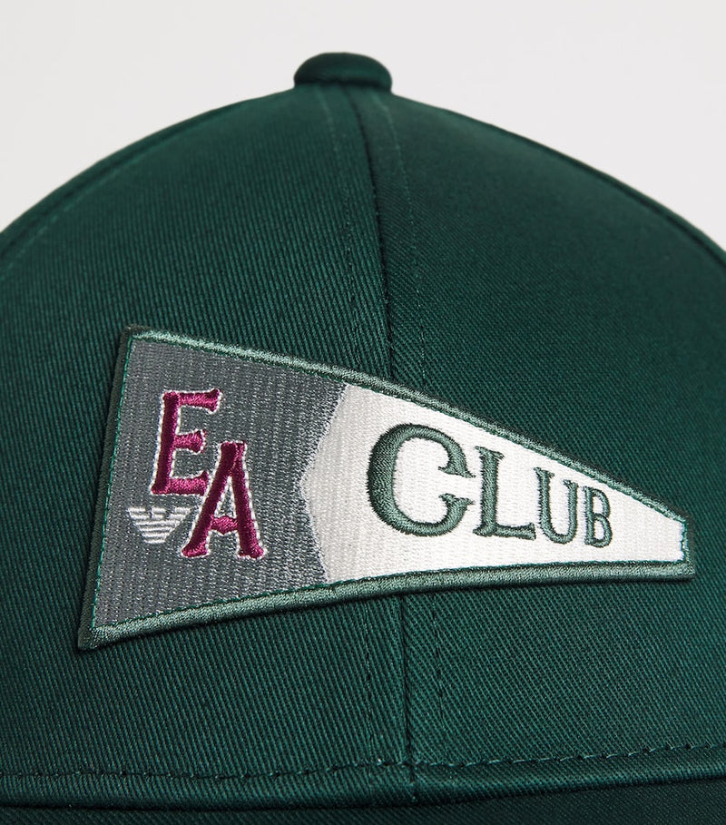 Emporio Armani cotton patch baseball cap - British product