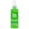 Tea Tree Body Spray 150ml bottle size option (British brand)