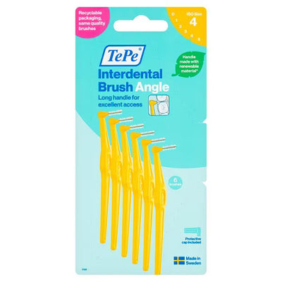 Superdrug Tepe Angle Interdental Brush Yellow Interdental Care- Buy online at McGrocer