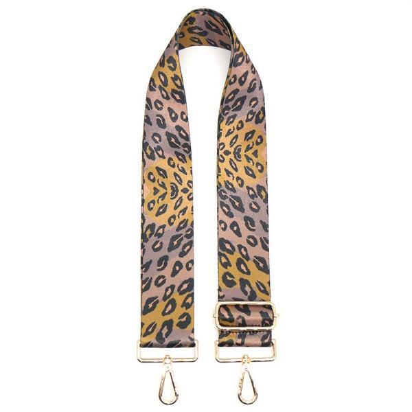 POM adjustable ombre leopard bag strap - British product