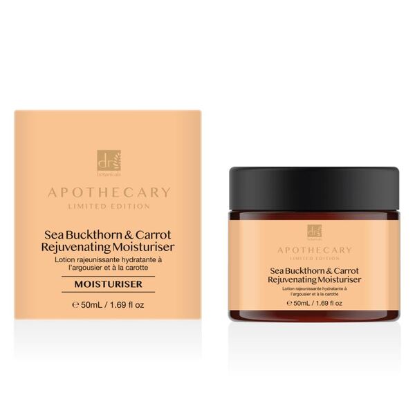 Dr Botanicals sea buckthorn and carrot moisturiser 50ml - British product