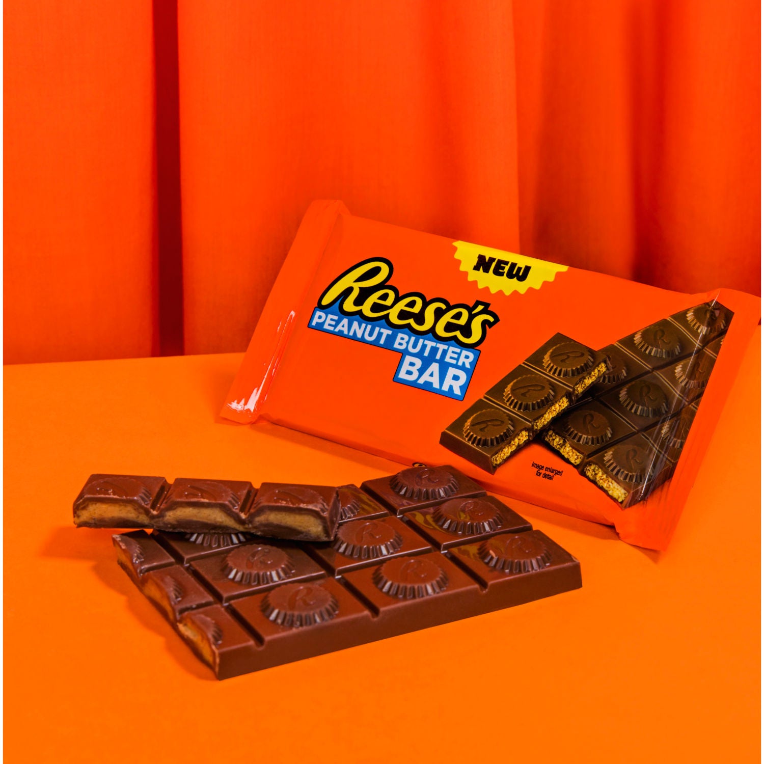Reese's peanut butter milk chocolate flavour bar 90g, imported from the UK