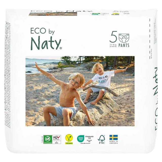 Eco by Naty Nappy Pants Size 5 (12-18kg)   20 per pack GOODS M&S   