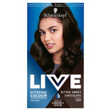 Schwarzkopf Live Bittersweet Chocolate 89 Brown Permanent Hair Dye   143ml GOODS M&S   