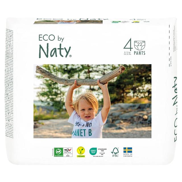 Eco by Naty Nappy Pants Size 4 (8-15kg)   22 per pack GOODS M&S   