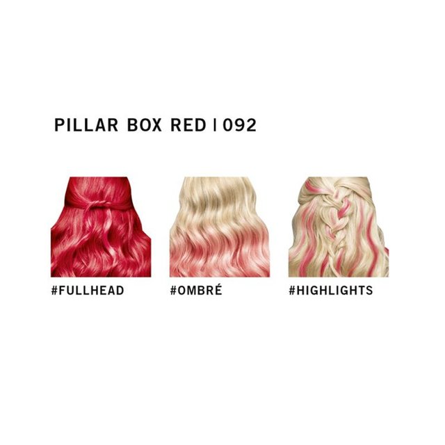 Schwarzkopf Live Pillar Box Red 92 Ultra Brights Red Semi-Perm Hair Dye GOODS M&S   