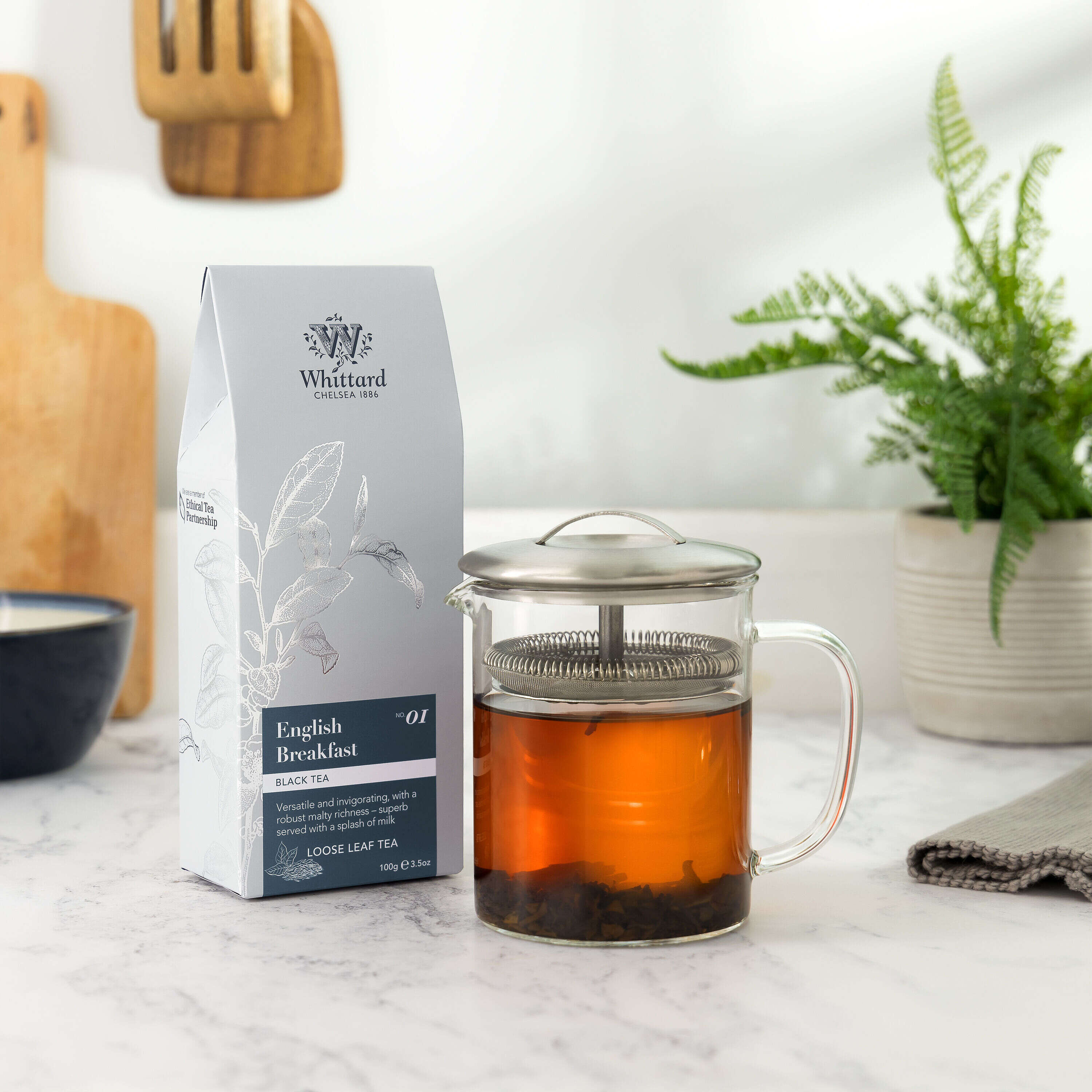 Whittard English Breakfast loose tea 100g - British product