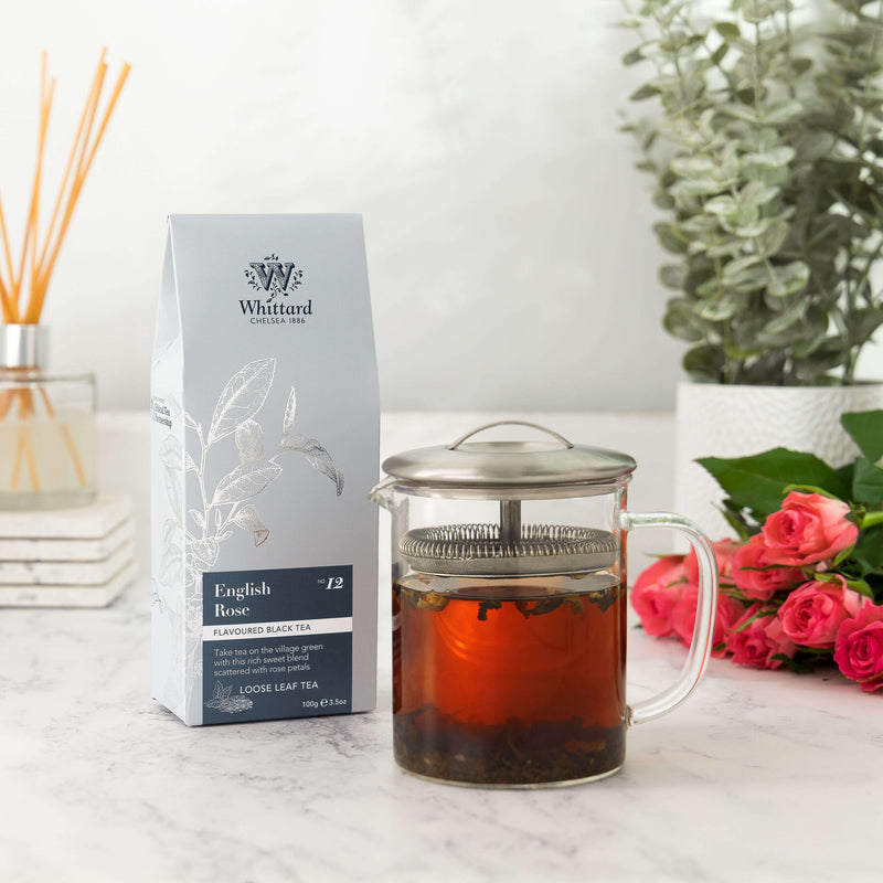 Whittard English Rose loose tea pouch 100g - British product