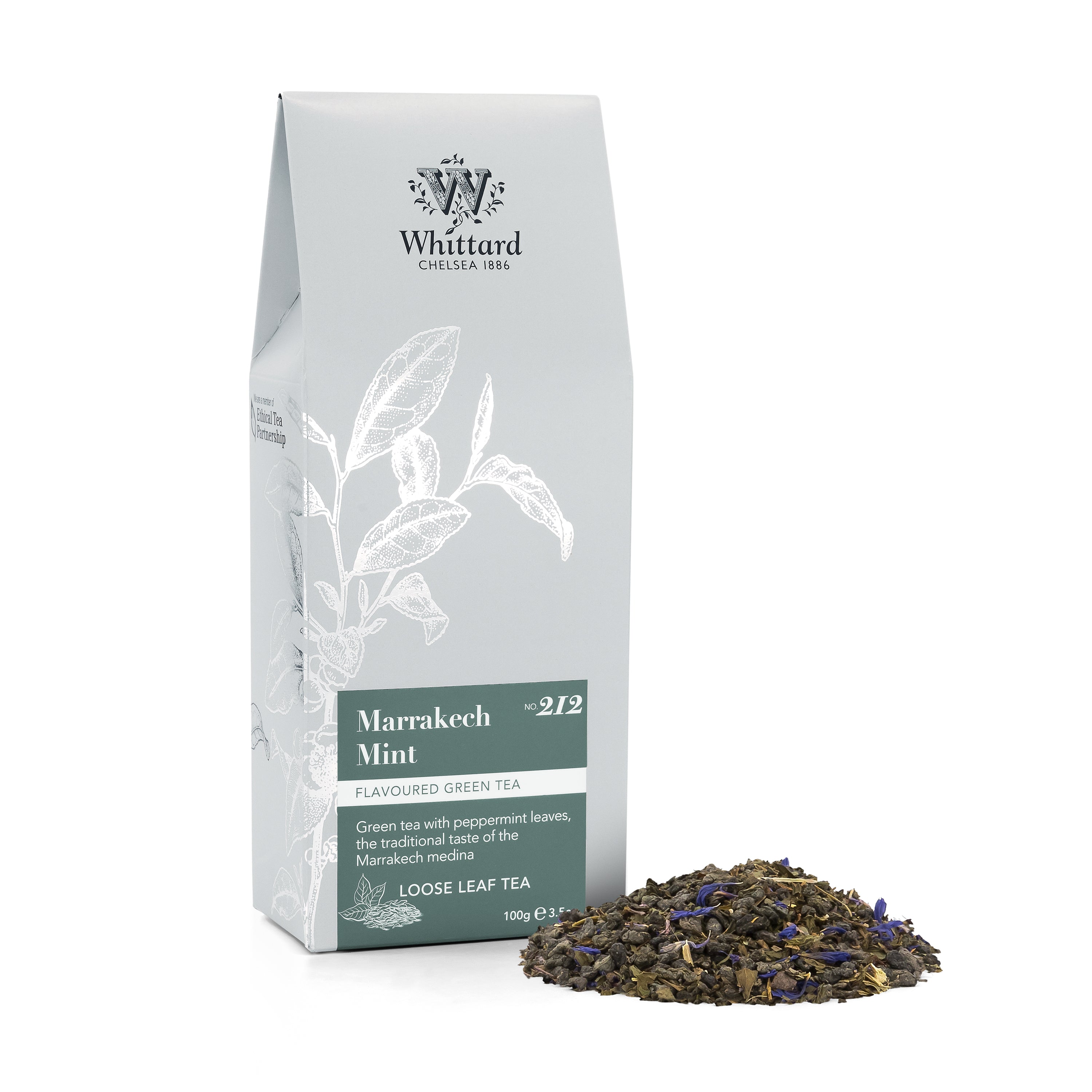 Whittard Marrakech Mint loose tea 100g - British product
