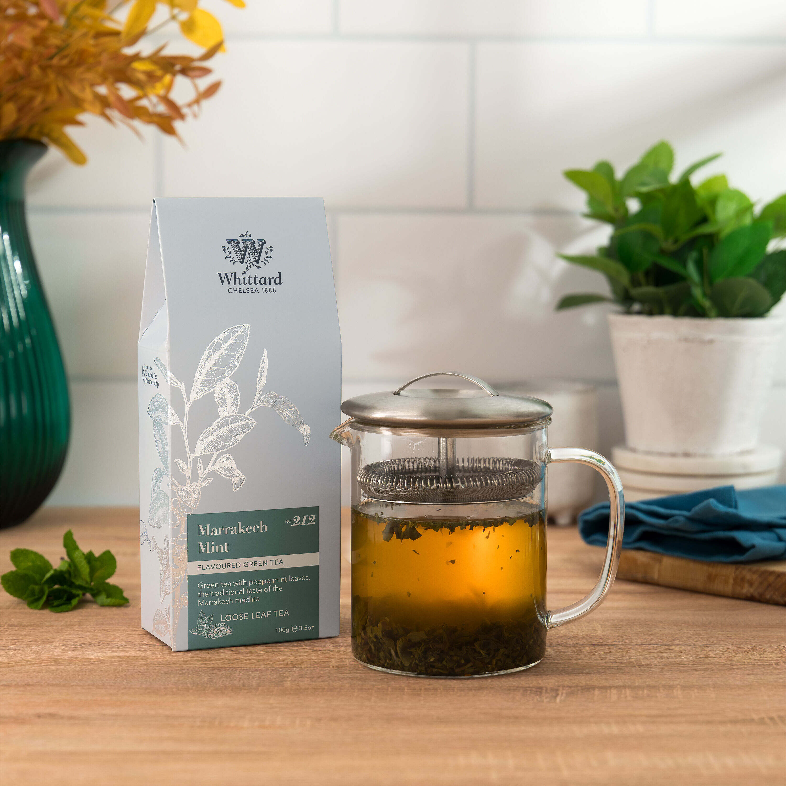 Whittard Marrakech Mint loose tea 100g - British product