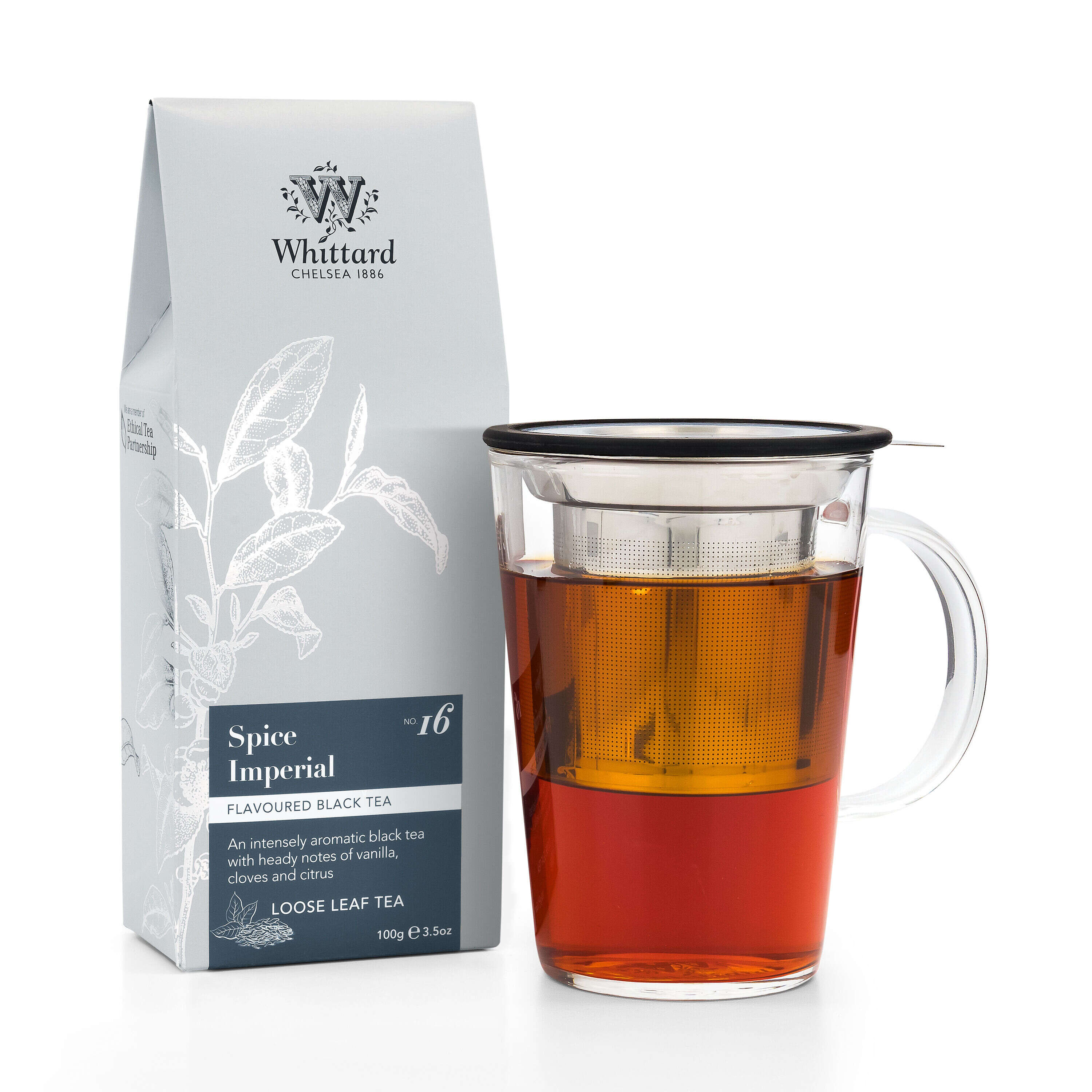 Whittard Spice Imperial loose tea 100g, imported from the UK