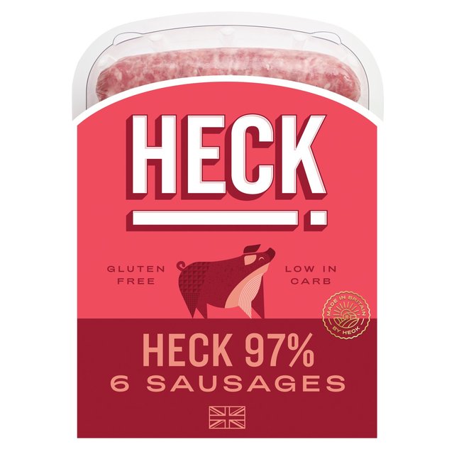 Heck 97%  Gluten Free Pork Sausages   400g GOODS M&S   