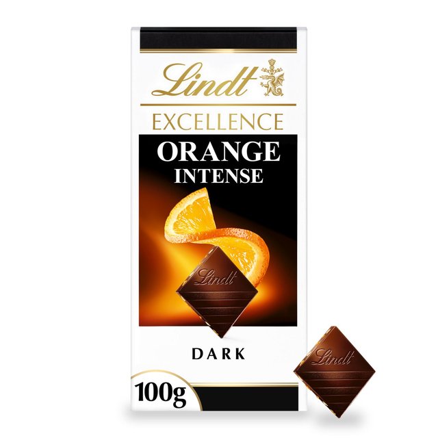 Lindt Excellence Intense Orange Bar   100g GOODS M&S   