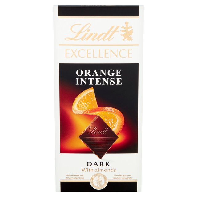 Lindt Excellence Intense Orange Bar   100g GOODS M&S   