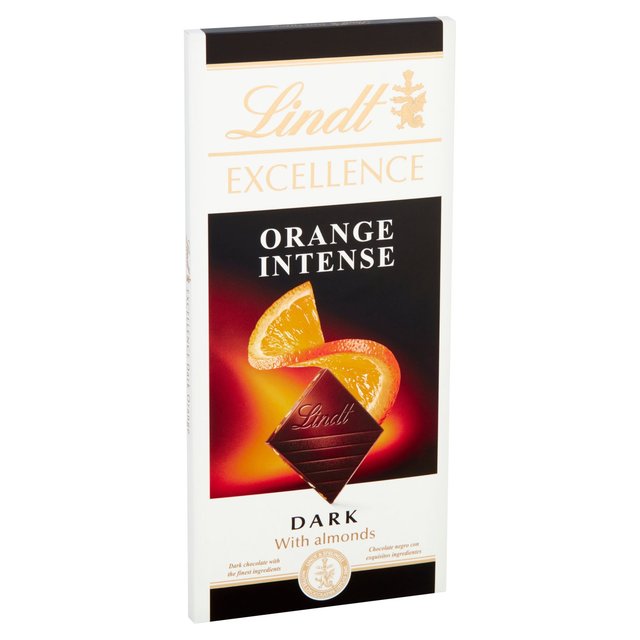 Lindt Excellence Intense Orange Bar   100g GOODS M&S   