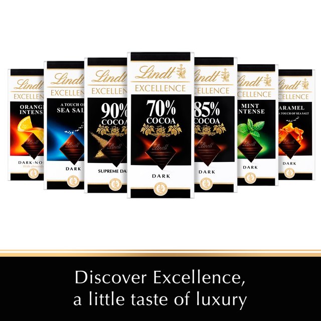 Lindt Excellence Intense Orange Bar   100g GOODS M&S   