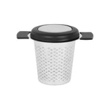 Mug infuser with stainless steel infuser and silicon lid (British brand)