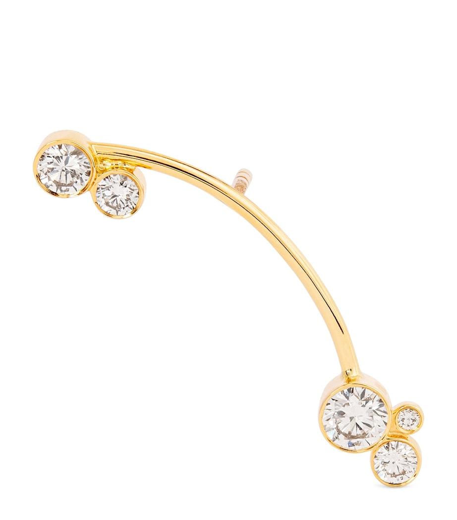 Sophie Bille Brahe Stellari Diamant single left earring, imported from the UK