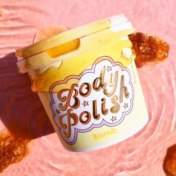 Bomb Cosmetics Milk & Honey body polish 375ml - British product
