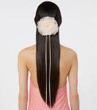 Max Mara silk flower hair clip, UK version